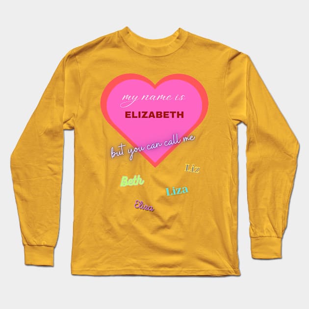 Elizabeth Long Sleeve T-Shirt by baseCompass